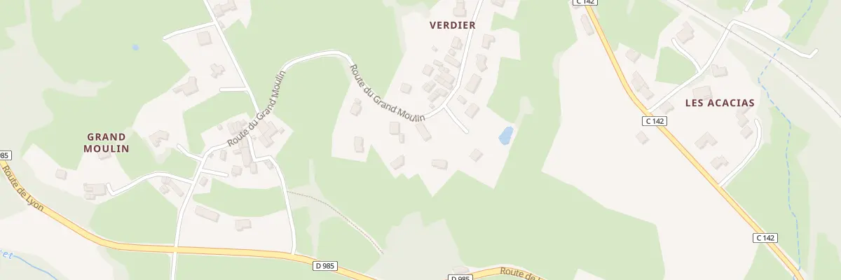 Plan du 253 Rte du Grand Moulin à Chauffailles