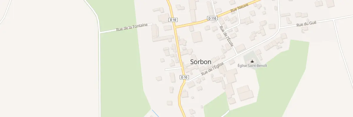 Plan du 5036 La Fontaine à Sorbon