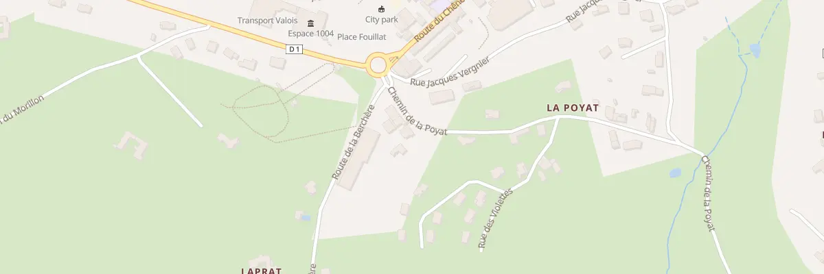 Plan du 5504 Chez Blanc à Violay