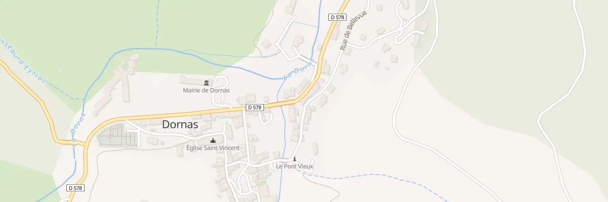 Plan du 5046 Le Village à Dornas