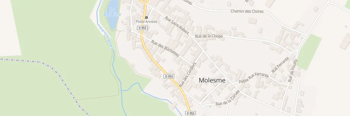 Plan du 5 Rue des Buchettes à Molesme
