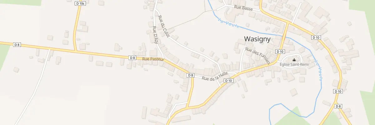 Plan du 6 Rue Pasteur à Wasigny