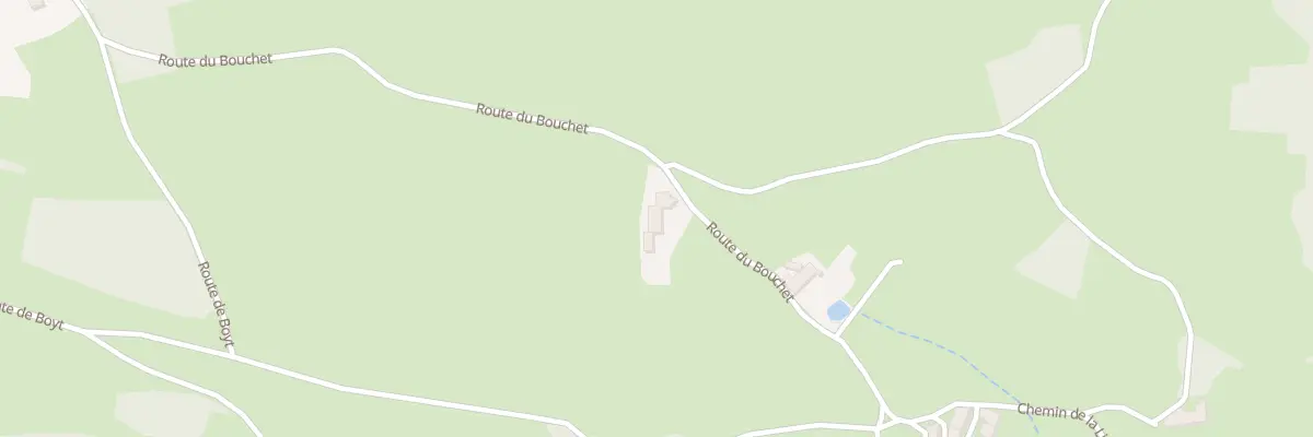 Plan du 1870 Rte du Bouchet à Mars