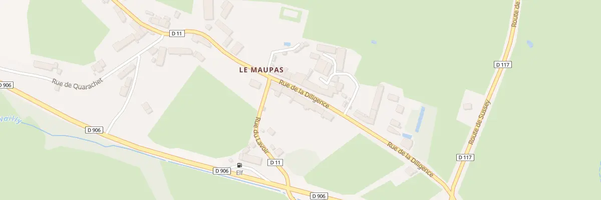 Plan du 5127 Le Maupas à Sussey