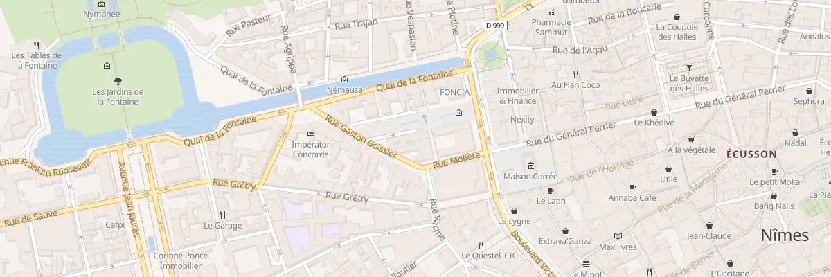 Plan du 5 Pl d’Assas à Nîmes