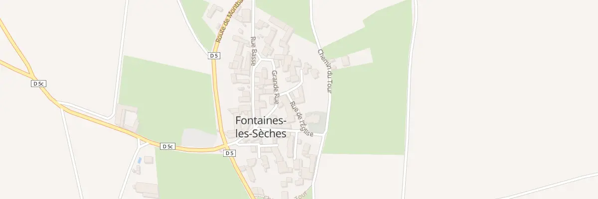Plan du 4 Rue de l’Ecole à Fontaines-les-Sèches