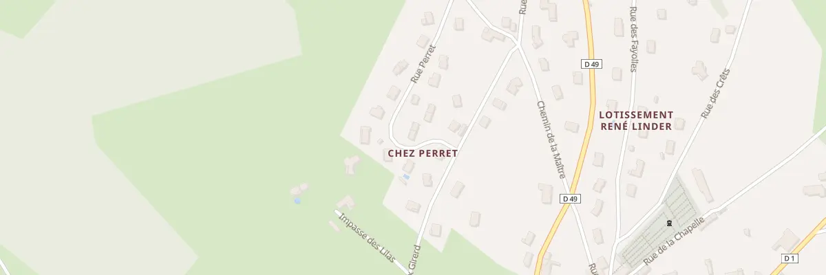 Plan du 5640 Chez Perret à Violay