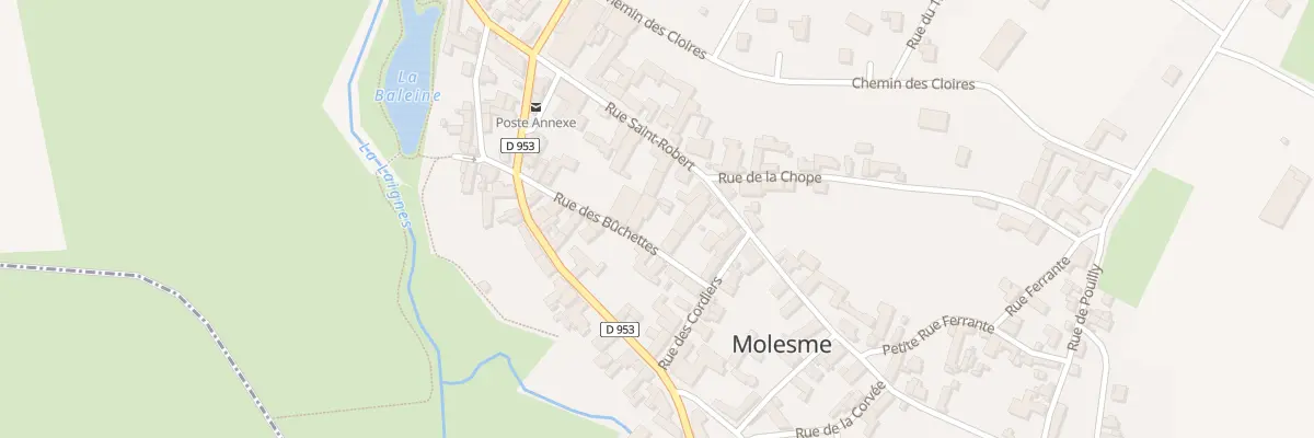 Plan du 4 Rue des Buchettes à Molesme