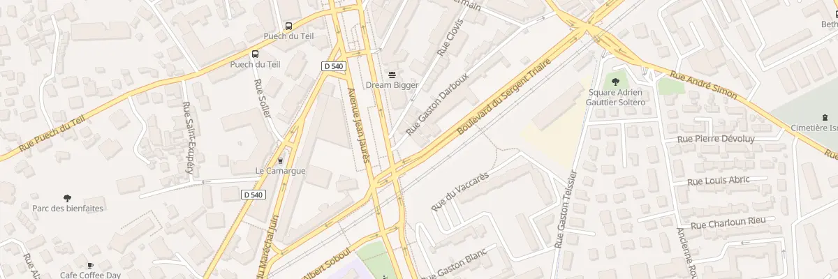 Plan du 81 Av Jean-Jaurès à Nîmes