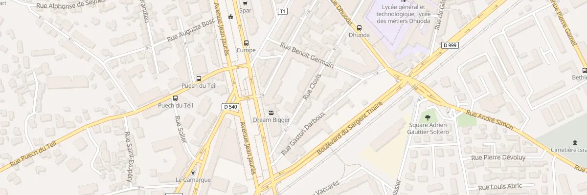 Plan du 38 Rue Clovis à Nîmes