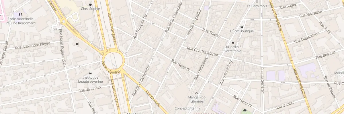 Plan du 32B Rue Henri 4 à Nîmes