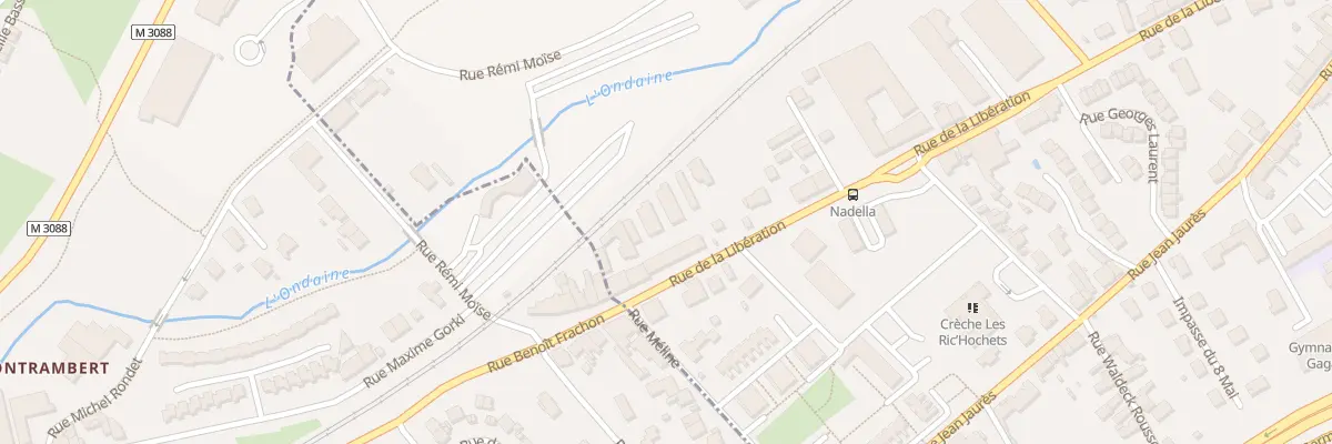 Plan du 86B Rue de la Libération à La Ricamarie