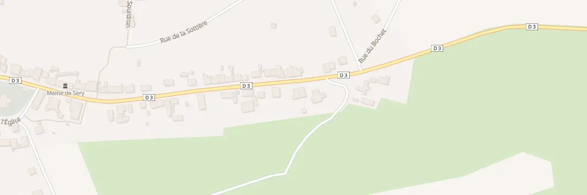 Plan du 30 Rue du Bourg Pillery à Sery