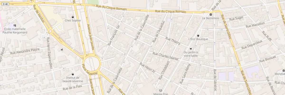 Plan du 3A Rue Brueys à Nîmes