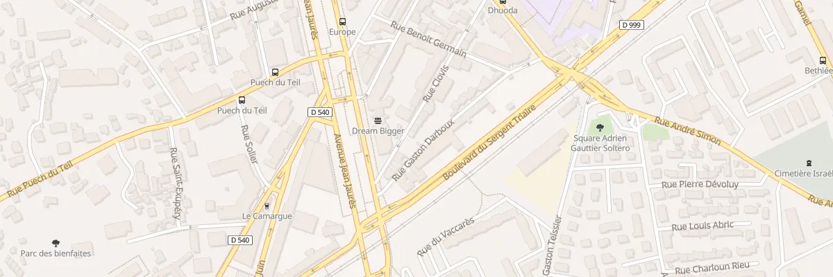 Plan du 25 Rue Clovis à Nîmes