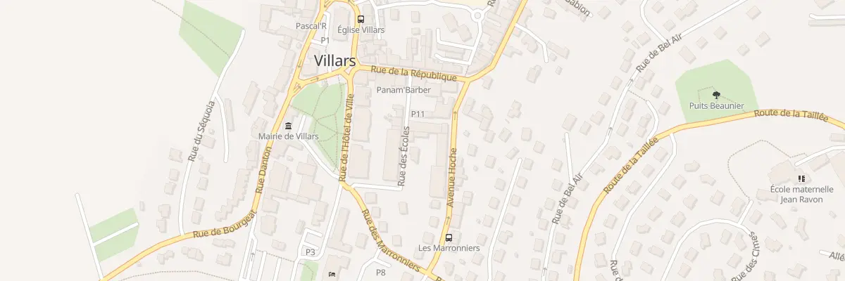 Plan du 7 Rue des Ecoles à Villars