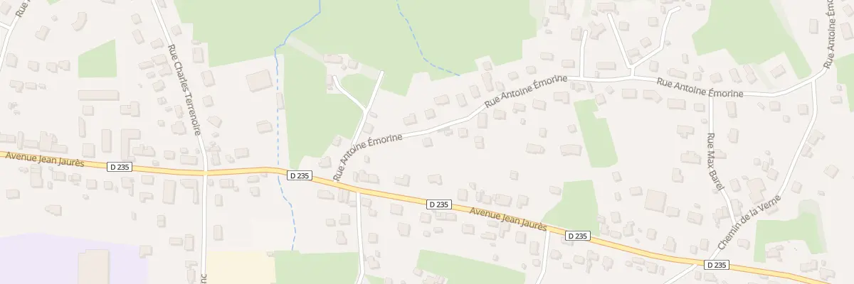 Plan du 8 Rue Antoine Emorine à Saint-Vallier