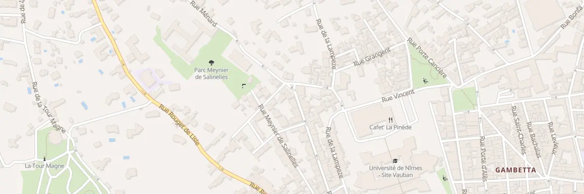 Plan du 39B Rue Ménard à Nîmes
