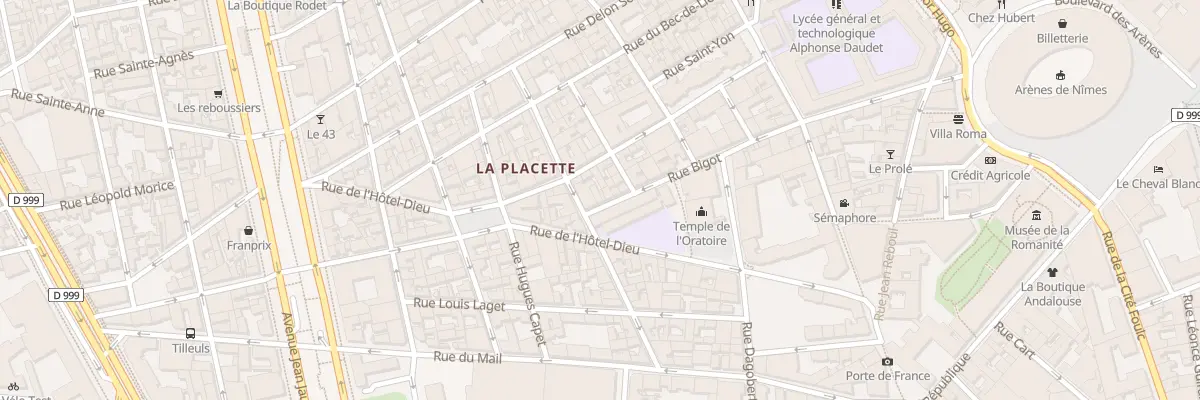 Plan du 28 Rue Bigot à Nîmes