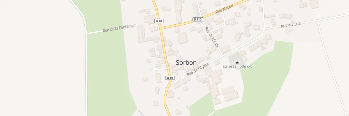 Plan du 5066 Le Village à Sorbon
