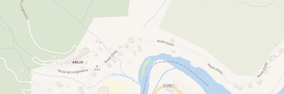 Plan du 5468 Les Buissieres à Vals-les-Bains