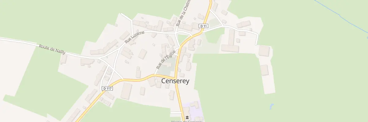 Plan du 5042 Rue Fontaine Saint Barthelemy à Censerey