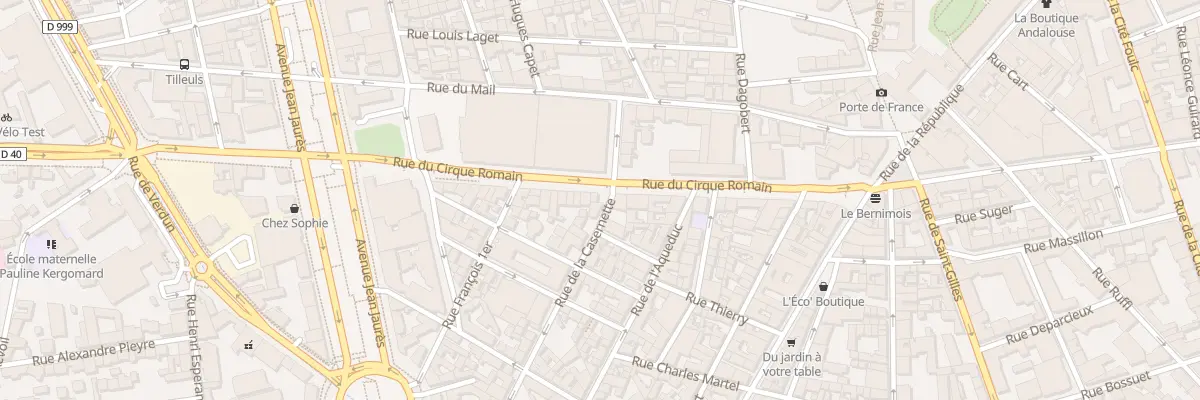 Plan du 4 Rue de la Casernette à Nîmes