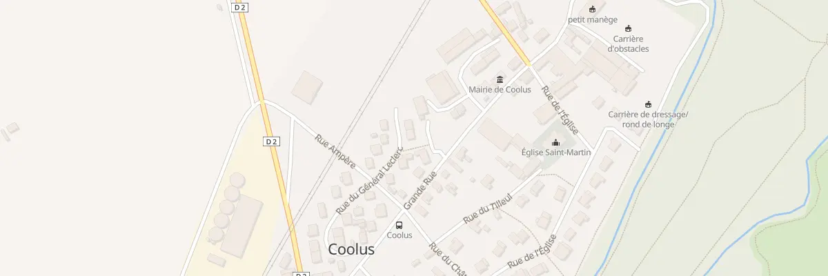 Plan du 14 Rue du Général Leclerc à Coolus