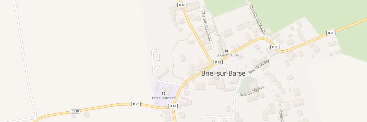 Plan du 3 Rue des Ponts à Briel-sur-Barse