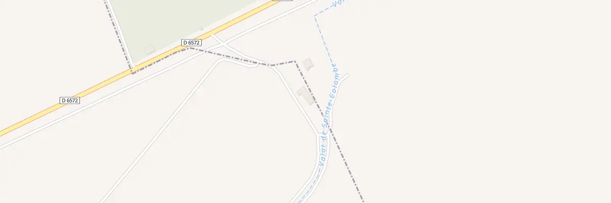 Plan du 944 Che de la Palusette à Beauvoisin
