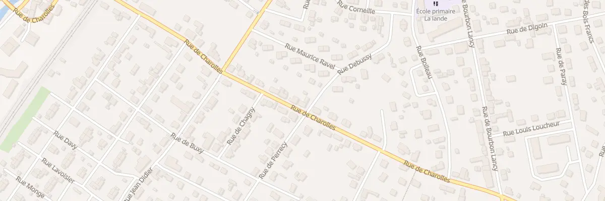Plan du 47 Rue de Charolles à Montceau-les-Mines