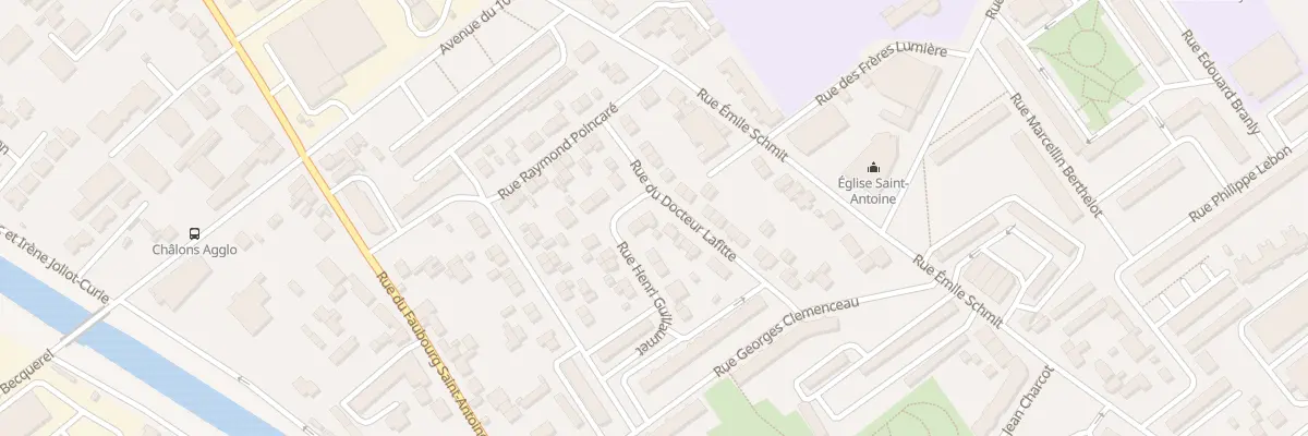 Plan du 12 Rue Henri Guillaumet à Châlons-en-Champagne