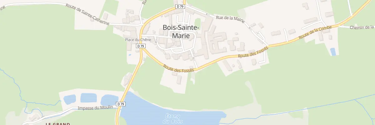 Plan du 92 Pl de la Grenette. à Bois-Sainte-Marie