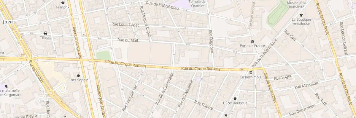 Plan du 9 Rue de la Casernette à Nîmes