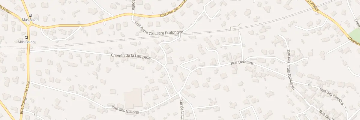 Plan du 22B Rue Demians à Nîmes