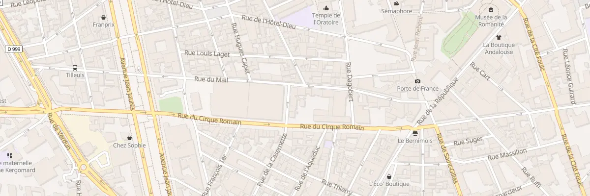 Plan du 3 Rue de la Casernette à Nîmes