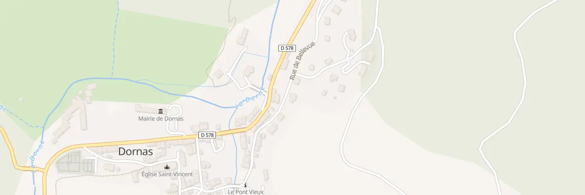 Plan du 5239 Le Village à Dornas