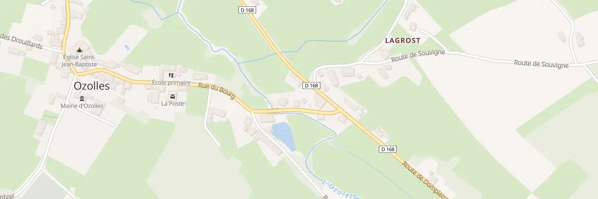Plan du 5029 Ozolles à Ozolles