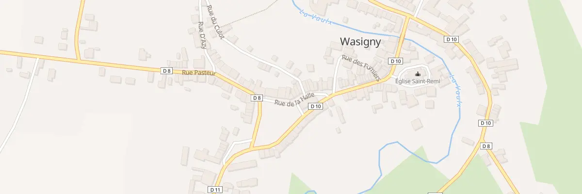 Plan du 20 Rue de la Halle à Wasigny