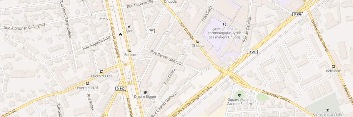 Plan du 20 Rue Clovis à Nîmes