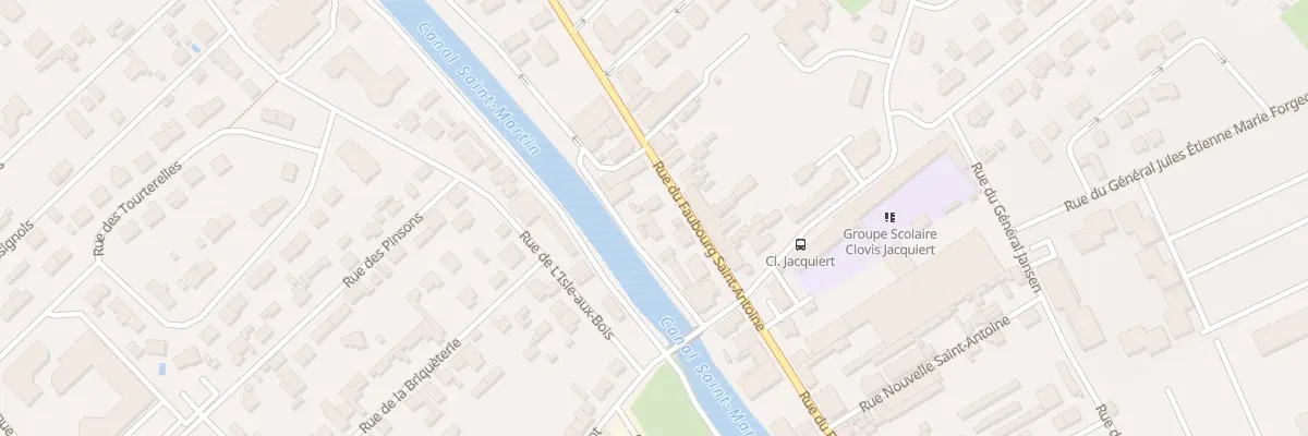 Plan du 45 Rue du Fbg Saint Antoine à Châlons-en-Champagne