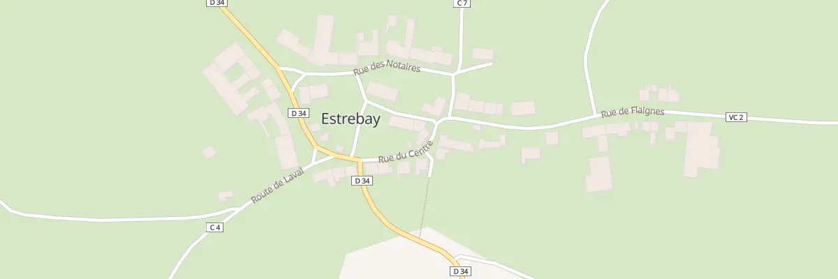 Plan du 2 Rue de Centre à Estrebay