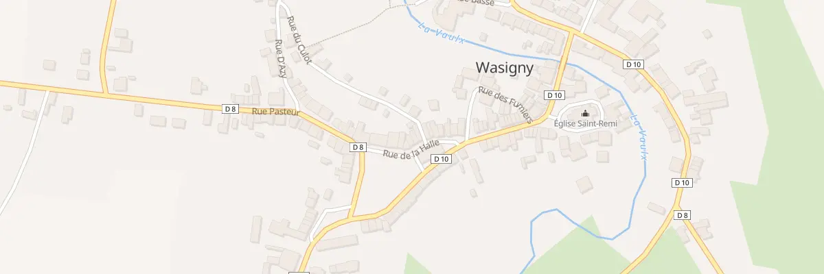 Plan du 16 Rue de la Halle à Wasigny