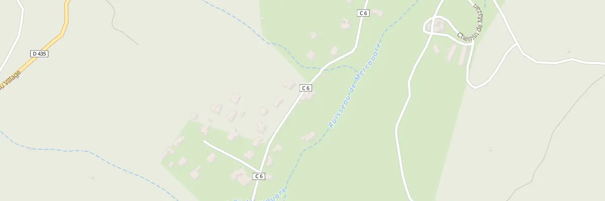 Plan du 5046 Rompudes à Mercuer