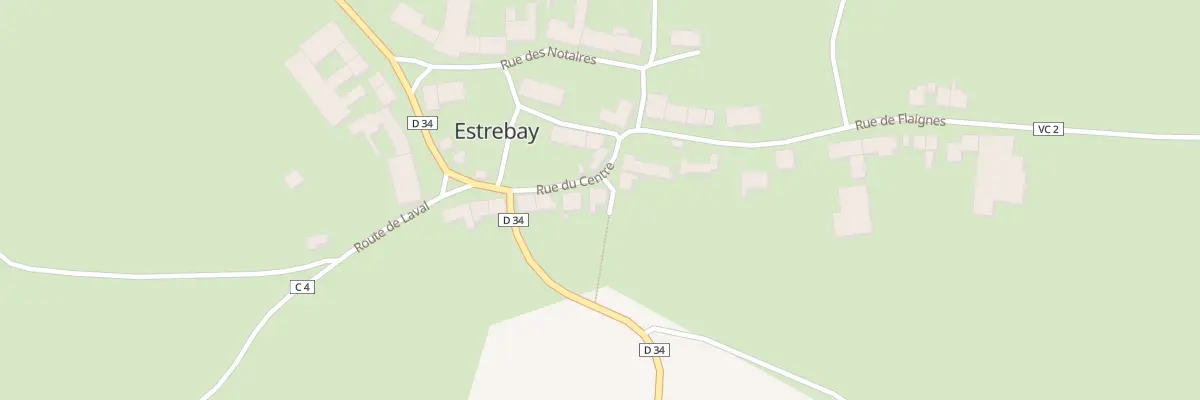 Plan du 3 Rue de Centre à Estrebay