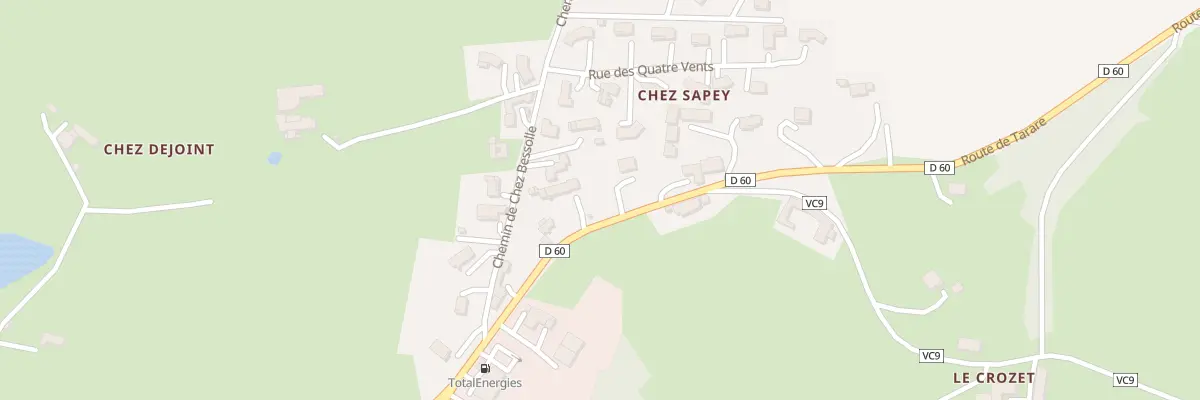 Plan du 1529 Rte de Tarare à Panissières