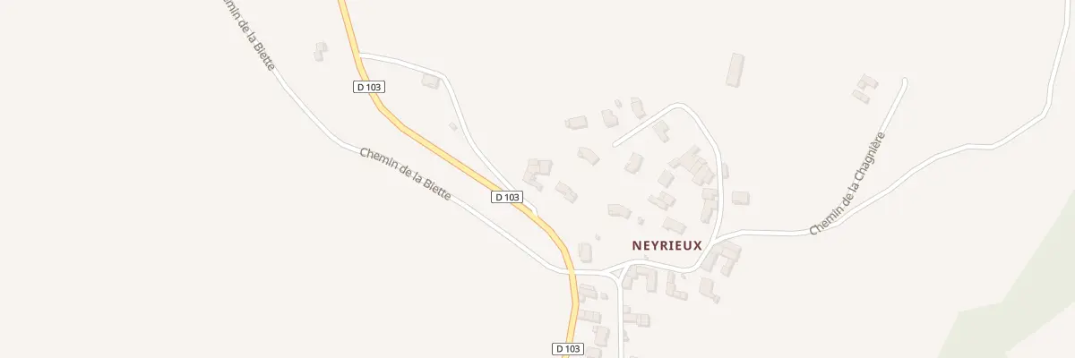 Plan du 2767 Rte de la Croix Rouge à Virigneux