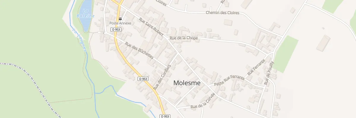 Plan du 21 Rue Saint Robert à Molesme