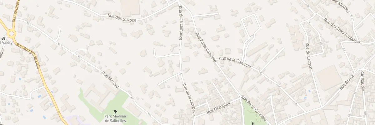 Plan du 38 Rue de la Lampèze à Nîmes
