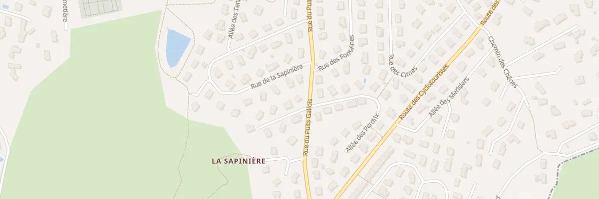 Plan du 2 All des Garennes à Villars